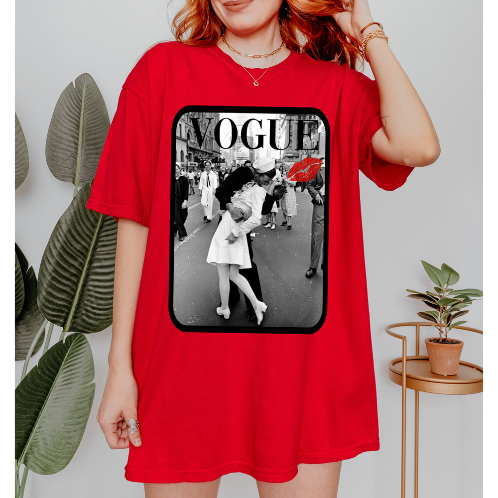 Red Or Bella Canvas Luxe Magazine Tee Valentines Shirt